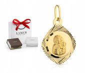 ZŁOTY MEDALIK 585 ZAWIESZKA PREZENT 3D + GRATISY
