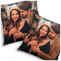PODUSZKA DLA PAR PODUSZKA ZE ZDJĘCIEM FOTOPODUSZKA PREZENT NA WALENTYNKI x2