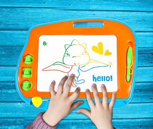 Znikopis - Tablica magnetyczna dla dzieci 2w1 na Arena.pl