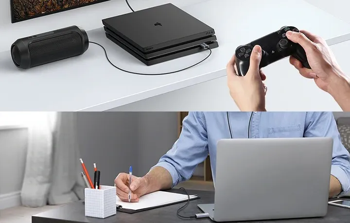 Adapter USB do komputera, przejściówka audio do mini jack 3,5 mm, Ugreen zdjęcie 7