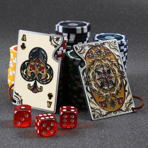 Otwieracz Do Butelek Piwa Kapsli Karta Do Gry Stal na Arena.pl