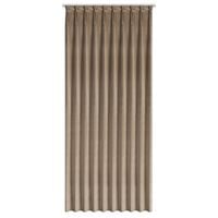 Zasłona gotowa MELANIE 125x270 ciemnobeżowa matowa welwet FLEX