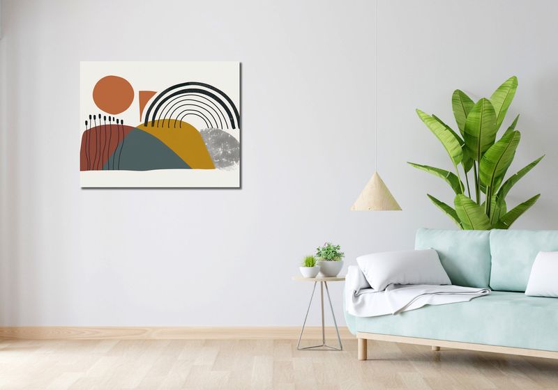 Obraz 90x70cm Słoneczny Zakątek zdjęcie 2