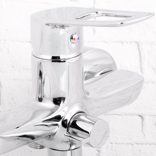 Bateria chromowana ścienna kuchenna na Arena.pl