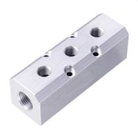 listwa rozdzielacz pneumatyczny 3x 1/4" 2x 1/2" alu kompresora sprężarki