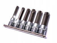 ZESTAW 6SZT. KLUCZY TRZPIENIOWYCH TORX UCHWYT 1/4" T55-T100 RICHMANN C6920