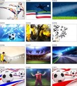 Fototapeta 3D dla dzieci piłka nożna 350x245 FLI