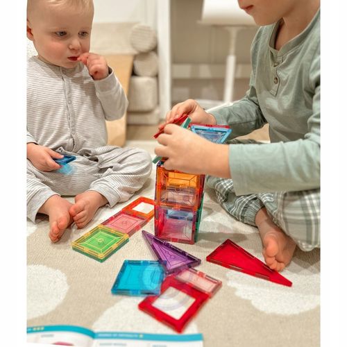 Magnetyczne Klocki Konstrukcyjne Montessori Edukacyjna Układanka 3D WOOPIE na Arena.pl