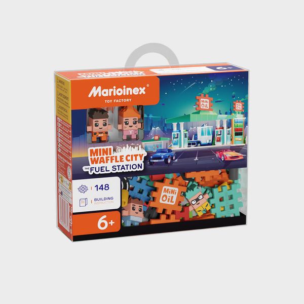 ND01_248602 *****Klocki wafle mini CityStacjaPali zdjęcie 2