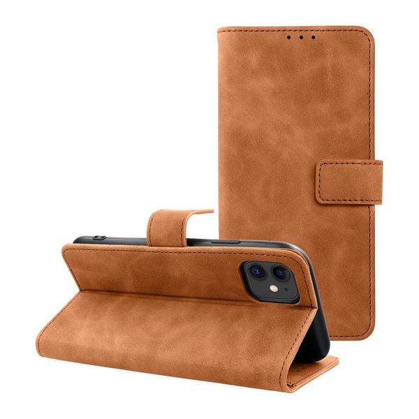 Kabura TENDER Book do IPHONE 11 brązowy zdjęcie 1