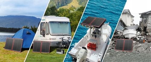 Przenośny składany panel słoneczny DOKIO 110w 18V - Oficjalny sklep DOKIO na Arena.pl