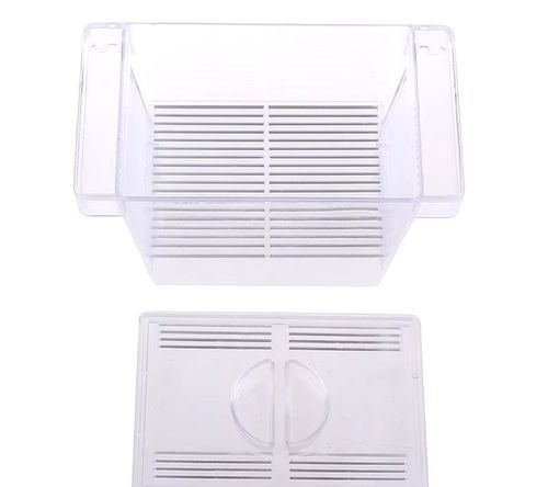 Kotnik Plastikowy dla Ryb Rozmiar L 22,5x9,5x10cm Dwie Komory DUŻY na Arena.pl