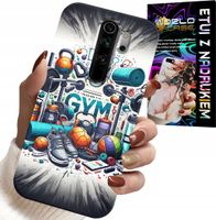 ETUI DO XIAOMI REDMI 9 - SIŁOWNIA GYM FITNESS SPORT CASE + SZKŁO