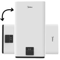 Bojler elektryczny płaski 80L z WiFi podgrzewacz wody prostokątny oszczędny