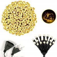 LED Lampki choinkowe zewnętrzne żółty 22M 300LED