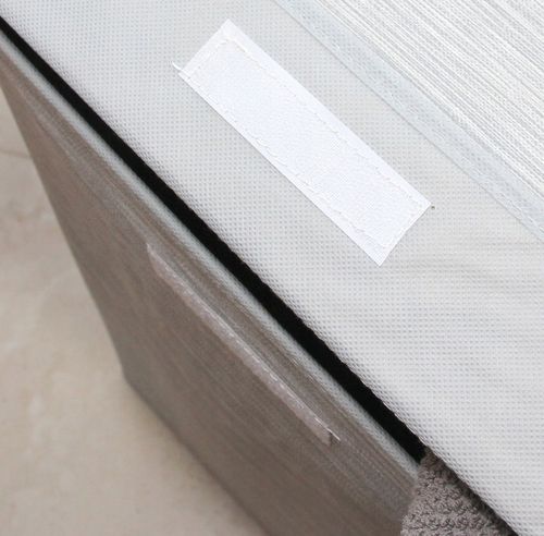 Kosz na pranie 74 l z pokrywą duży pojemnik na bieliznę przenośny na Arena.pl