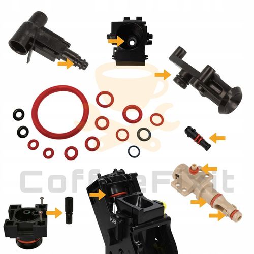 Kompletny zestaw uszczelek do Saeco Philips LatteGo + smar i akcesoria na Arena.pl