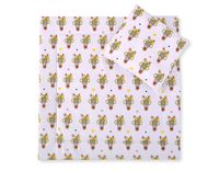 Pościel do wózka z wypełnieniem kołderka i poduszka - Zebry żółte