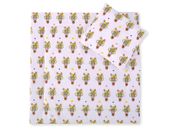 Pościel do wózka z wypełnieniem kołderka i poduszka - Zebry żółte