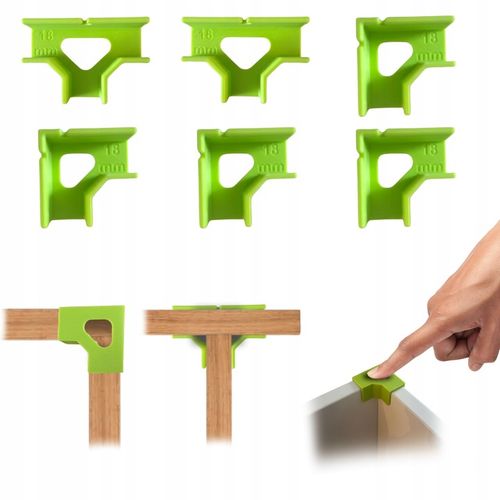 ZESTAW UCHWYTÓW STOLARSKICH DO KORPUSÓW 18 MM TRZECIA RĘKA na Arena.pl