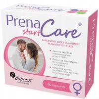 Aliness PrenaCare START dla kobiet 60 kapsułek CIĄŻA PŁODNOŚĆ HORMONY