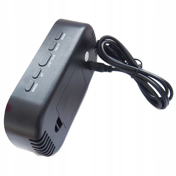 Elektroniczny budzik Zegarek z alarmem temp LUSTRO zdjęcie 3