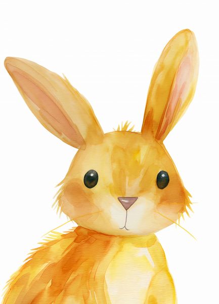 Plakat 13x18cm Słodki Zajączek zdjęcie 1