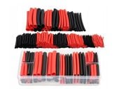 Zestaw rurek termokurczliwych 127szt pudełko osłonki koszulki konektory