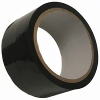 sportsheets s&m black bondage tape 20m - wielofunkcyjna taśma czarna
