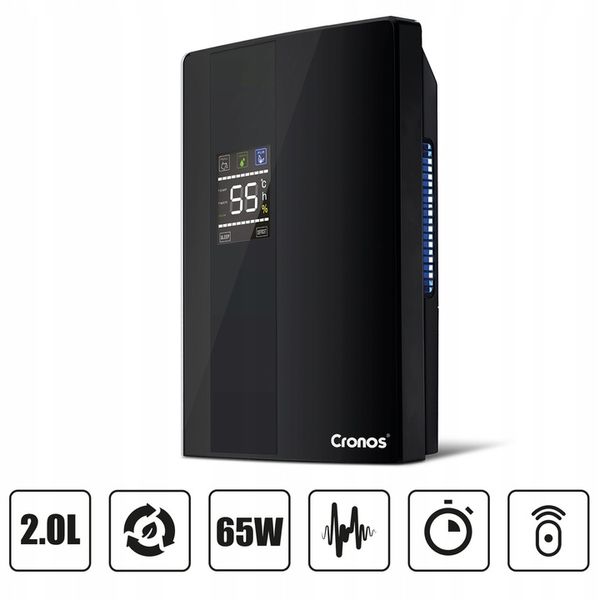 OSUSZACZ POWIETRZA POCHŁANIACZ WILGOCI 2,2L CICHY 65W CRONOS zdjęcie 3