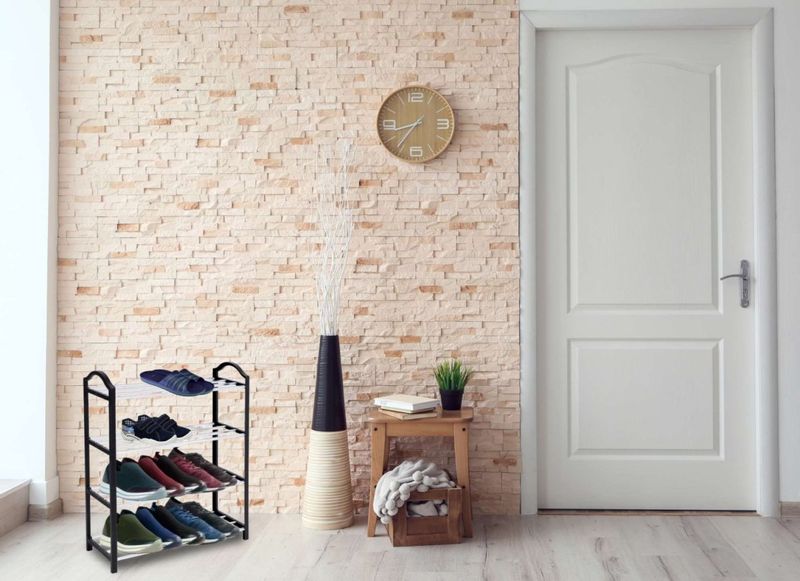 Półka na buty NOLA czarno-srebrna zdjęcie 5