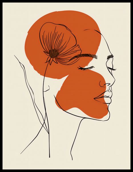 Plakat 50x65cm Ciepło Kwiatu zdjęcie 2