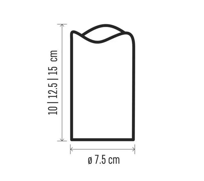 Świeczki LED okrągłe 9xAAA VNT timer pilot 3szt zdjęcie 2