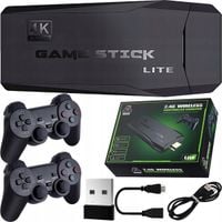 KONSOLA RETRO 64GB GRA TELEWIZYJNA HDMI 20000 GIER 2 PADY BEZPRZEWODOWE