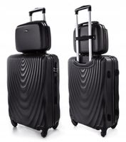 ZESTAW 2w1 ŚREDNIA WALIZKA XL PODRÓŻNA + KUFEREK