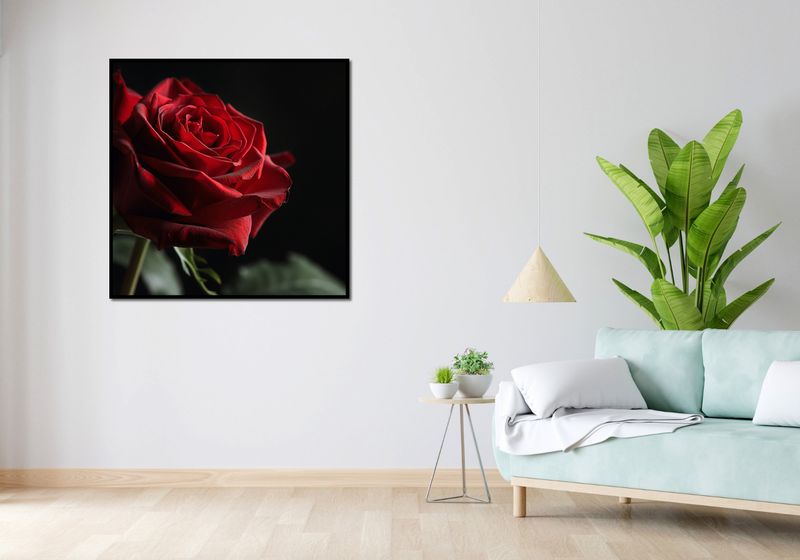 Plakat 100x100cm Róża w Półcieniu zdjęcie 4
