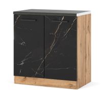 Szafka Kuchenna Stojąca Z Blatem Modułowa Blande 80cm Wotan San Sebastian
