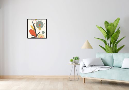 Plakat 50x50cm Geometryczny Ogród na Arena.pl