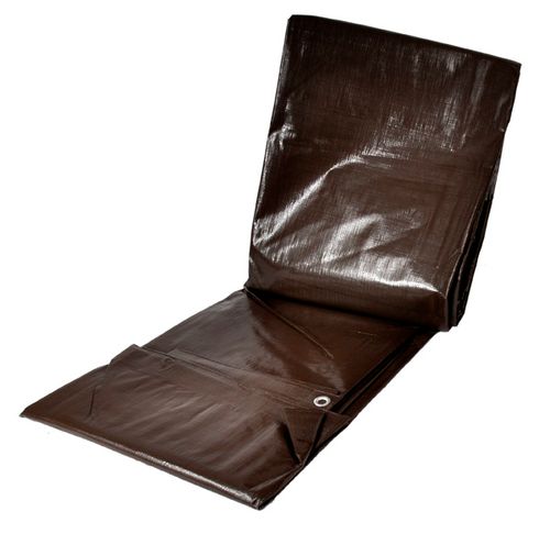 plandeka 6x10m extra gruba/brązowa 200g (2) na Arena.pl