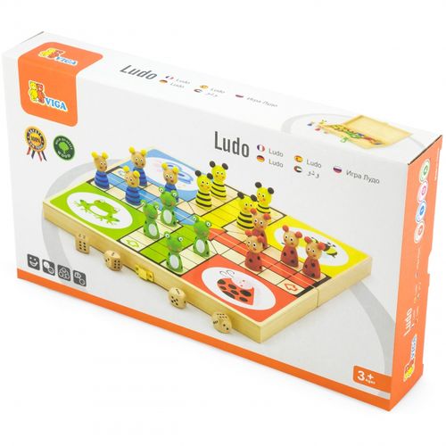 VIGA Drewniana gra Ludo Chińczyk na Arena.pl