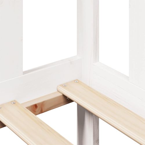 Łóżko dzienne z szufladami, białe, 80x200 cm, drewno sosnowe na Arena.pl