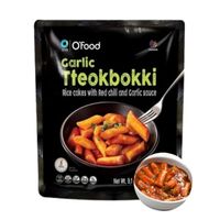 Koreańskie gotowe danie tteokbokki 2 porcje sos chilli i sos czosnkowy gotowe w 3 minuty