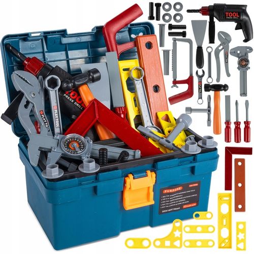 SKRZYNKA KUFEREK Z NARZĘDZIAMI WIERTARKA WARSZTAT ZESTAW MAJSTERKOWICZA na Arena.pl