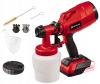 EINHELL AGREGAT PISTOLET MALARSKI DO ŚCIAN AKUMULATOR 18V TC-SY 18/60 Solo