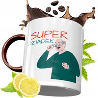 Kubek Bordowy Dla Dziadka Na Urodziny Prezent Z Nadrukiem Ze Zdjęciem