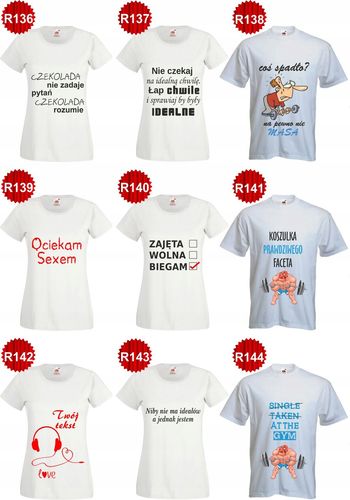 KOSZULKA t-shirt dla dziewczyny z napisem na Arena.pl