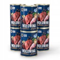 John Dog szczeniak wołowina królik jeżyny 6x400 g