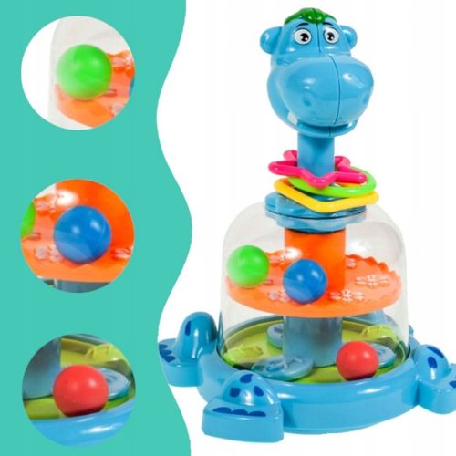 BĄCZEK INTERAKTYWNY SPINNER HIPCIO KARUZELKA Z KULECZKAMI DZIECI NA ROCZEK na Arena.pl