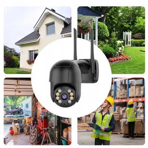 KAMERA WIFI IP SMART OBROTOWA 4MP QUAD HD MONITORING ZOOM 4X DETEKCJA ICSEE na Arena.pl