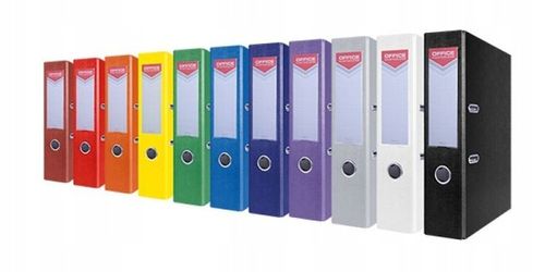 SEGREGATOR A4/75mm OFFICE PRODUCTS Z DŹWIGNIĄ PP BIAŁY 5 SZTUK na Arena.pl